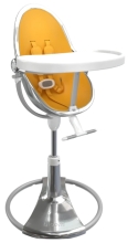 Highchair Bloom Fresco SILVER (with insert Marigold Yellow) USA