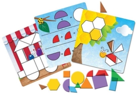 Учебный игровой набор ЦВЕТНАЯ ГЕОМЕТРИЯ, Learning Resources™
