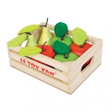 Игровой набор Фрукты в корзине, Le Toy Van, яблоки и груши, арт. TV191