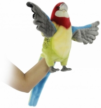 Мяка іграшка на руку HANSA Папуга Розелла, 50см (7351)