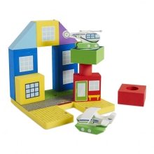 Плаваючі блоки для ванної Just Think Toys Набір Аеропорт (22088)