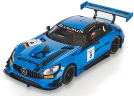Машинка-модель для гоночного треку SCX Scalextric 1:32 Mercedes AMG GT3 Black Falcon