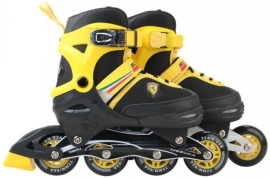 Ferrari® Adjustable Roller Skates yellow size 30-33, Italy