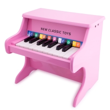 Детское пианино, New Classic Toys, розовое, 18 клавиш, арт. 10158