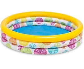 Kid pool Intex 114x25cm Geometric shapes 132l, from 2 years (59419)