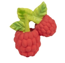 Toy teether Raspberry Valerie, Oli&Carol, natural rubber, art. L-RASPBERRY-UNIT