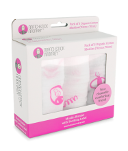 MATCHSTICK MONKEY diaper set made of 100% Muslin organic cotton 70x70 cm (pink, 3 pcs)