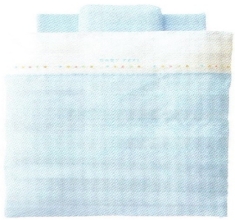 Blue duvet cover made of Indian eco-cotton, 95x120, Nishikawa™ Japan