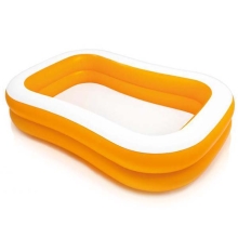 Надувной бассейн (229х147х46 см) Intex Мандарин (57181)