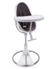 Стілець для годування BLOOM™ FRESCO CHROME SILVER [diesel denim]