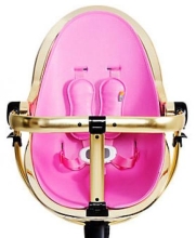Highchair BLOOM™ FRESCO YELLOW GOLD [rosy pink]