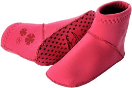 Носки для бассейна и пляжа Konfidence Paddler цвет - розовый для детей возрастом от 6 до 12 месяцев(NS02MC)
