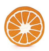 Toy teether Orange Clementine, Oli&Carol, natural rubber, art. LC ORANGE UNIT