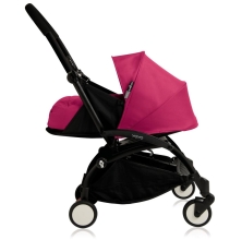 BabyZen™ YOYO² Bassinet, 0M+, Pink Top/Black Chassis
