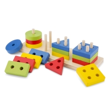 Puzzle-sorter Geometric figures New Classic Toys