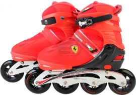 Ferrari® Adjustable Roller Skates FK13 red size 35-38, Italy