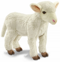 Мягкая игрушка HANSA Белый барашек, 28 см (6562)