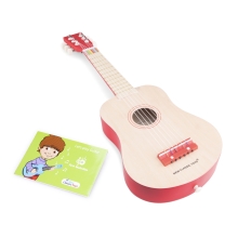 Детская гитара де люкс, New Classic Toys, красная, арт. 10300