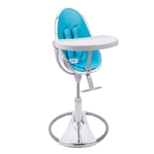 Highchair BLOOM™ FRESCO CHROME SILVER [bermuda blue]
