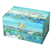 Jewelry box musical Camargue, horse figurine, Trousselier™ France (S60621)