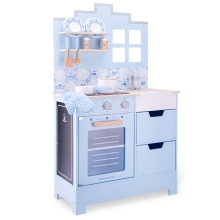 Детская игровая Кухня New Classic Toys, серия Delft, голубая