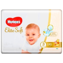 Подгузники детские Huggies Elite Soft 5-9 кг 3 (40 шт)