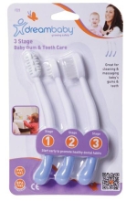 Набір зручних зубних щіток Dreambaby 3 етапи (F323) Англія