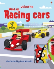 Інтерактивна навчальна дитяча книга Спортивні автомобілі, серія WIND-UP, Usborne™