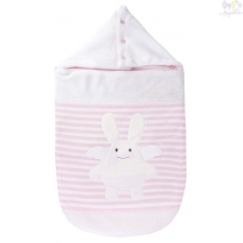 Спальний мішок з капюшоном для новонароджених, рожевий, 0-6 місяців, 80 см, Trousselier™, Франція (V20303)