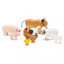 Set of figures Animals, Le Toy Van, for a doll house, an art. TV890