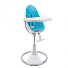 Highchair BLOOM™ FRESCO CHROME WHITE [bermuda blue]