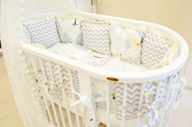 Ovalbed® Набір постільної білизни Лисички в лісі подушки Lux сатин