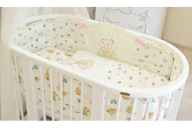 Ovalbed® Bedding set 8in1 Carousel bear embroidery