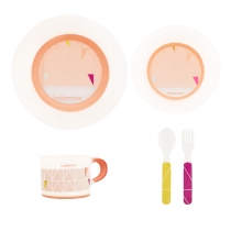 BabyMoov Anti-slip Peach Feeding Set/Peach