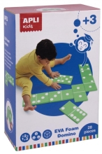 Flexible baby domino Apli Kids made of EVA foam, XXL (18x10cm)