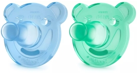 Avent™ | Soother, figured, 0-3 months, design for boys, 2 pcs. (SCF194/01)