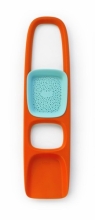 Shovel with a sieve for sand and snow Quut Scoppi orange with blue (170211)