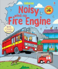 Interactive Book with Sound Effects Loud Fire Truck, Wind-Up Series, Usborne™ [9780746091128]