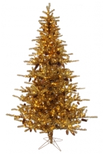 Christmas tree with 48 cones 550 LED, Shishi, gold, 2.3 m, art. 52133