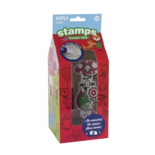 Apli Kids stamp set, easy to wash off: Magic Forest (16814)