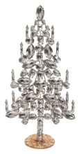 Декор елка со свечами, Shishi, прозрачная, 27 см, арт. 57138