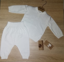 Knitted set Caramell for the age of 1-3 months. (2118)