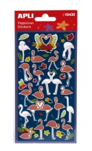 Flamingo stickers, Apli Kids, art. 16435