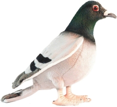 Pigeon, 29 cm, Realistic Hansa Plush Toy (6299)