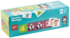 A set of 2 memory training games Apli Kids Domino