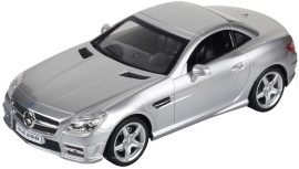 Машинка на радиоуправлении с пультом 1:14 MERCEDES-BENZ SLK 350, серый, Jian Feng Yuan Toys™ (28214W)