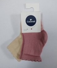 Baby socks Caramell (2 pairs) 0-6 months (2573)