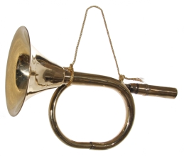 Decor Hunting horn, Shishi, 24 cm, art. 44621