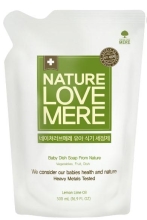 Special detergent for washing Kid dishes, fruits and vegetables NATURE LOVE MERE 500ml, Korea