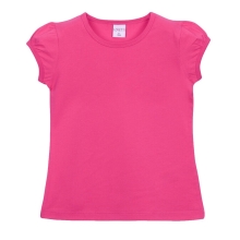 Lovetti children T-shirt with short sleeves for 1-4 years Fuchsıa Rose (9263)